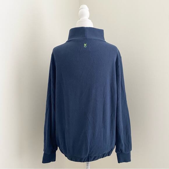 Dudley Stephens Baldwin Turtleneck Sweater Mock Neck Elastic Band Terry Fleece - Picture 5 of 7